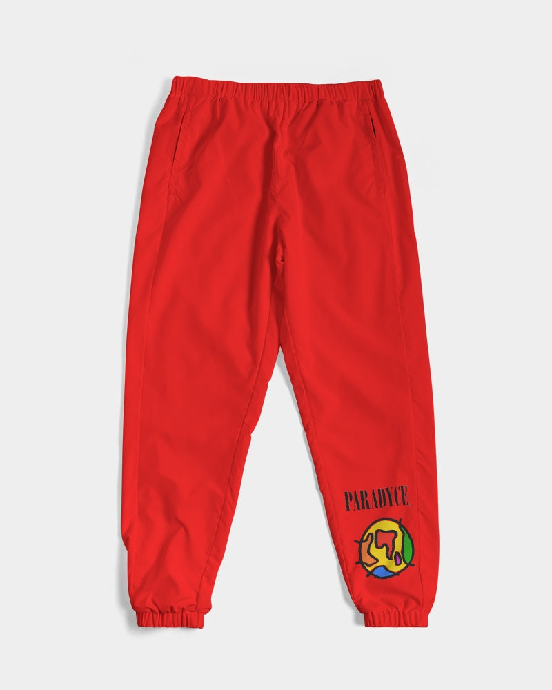 Red windbreakers Men's All-Over Print Track Pants