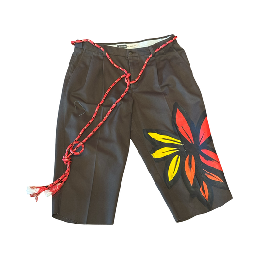 Handpainted Khaki Shorts 1/1
