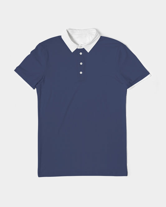 deep blue sea (Legends Polo) Men's All-Over Print Slim Fit Short Sleeve Polo