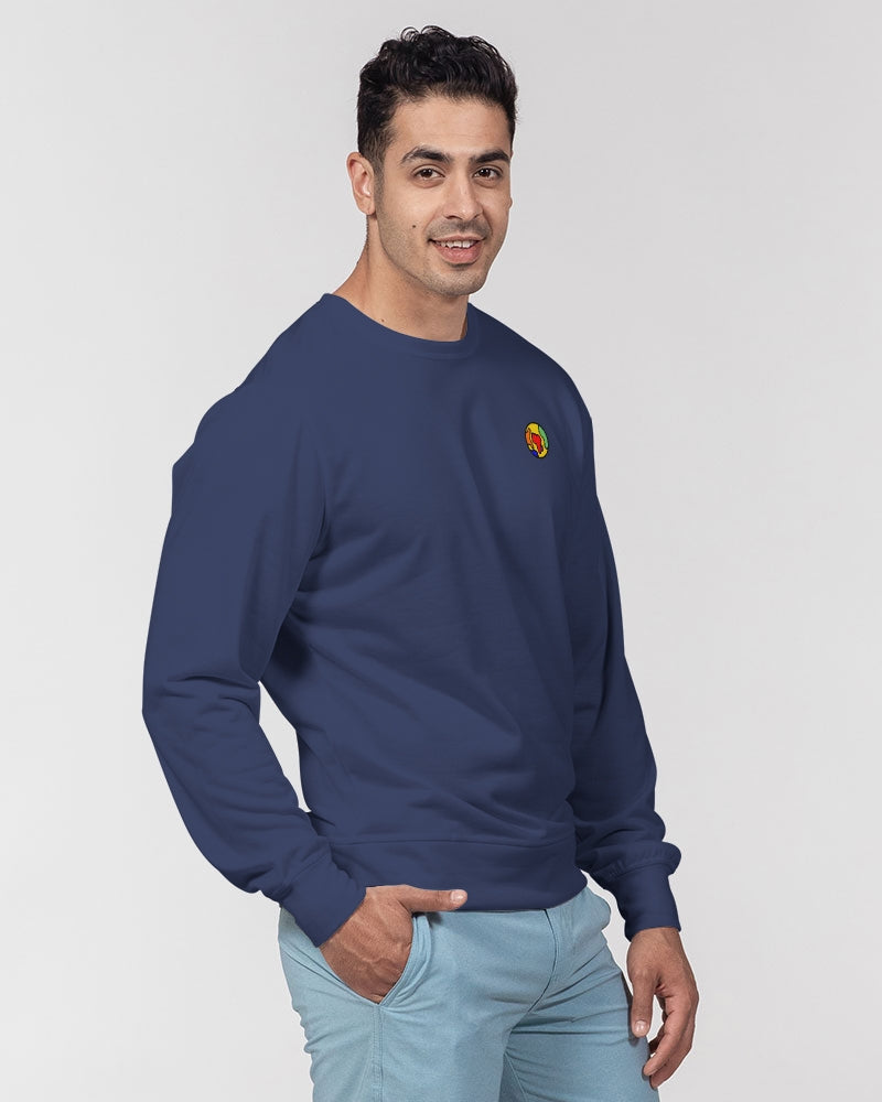 deep blue sea (Legends Polo) Men's All-Over Print Classic French Terry Crewneck Pullover